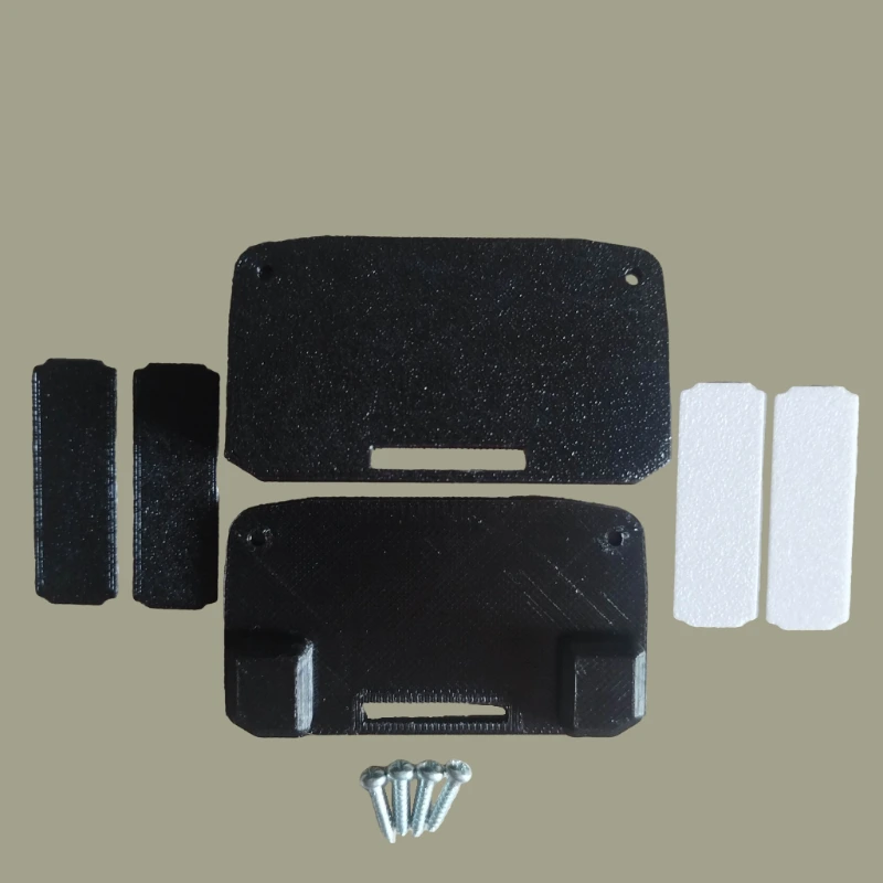 1318 Торцевая заглушка 3649 BORZZ LIGHT 30 накладка 2+2 (2шт) ЧЕРНАЯ